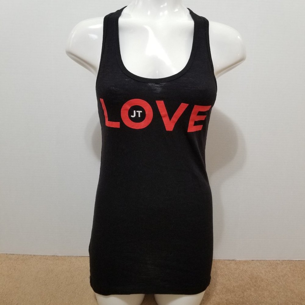 Justin Timberlake shirt Large Love Not A Bad Thing graphic tank band merch